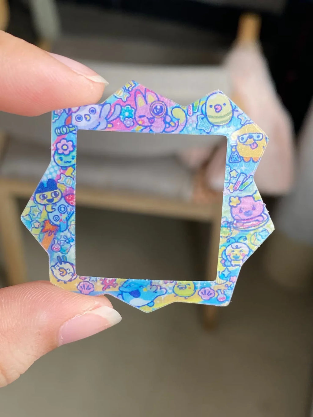 IN STOCK Cannot Be Past Dynamic Lenticular Tamagotchi Paradise Cartoon Characters Diy Handmade Panel Paper And Backboard Paper
