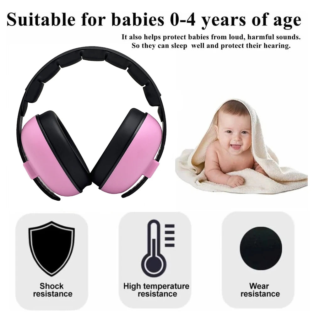 1pc Baby Ears Protection Anti Noise Child Earmuff Children Sleep Ear Stretcher Headphones Sleeping Earplugs