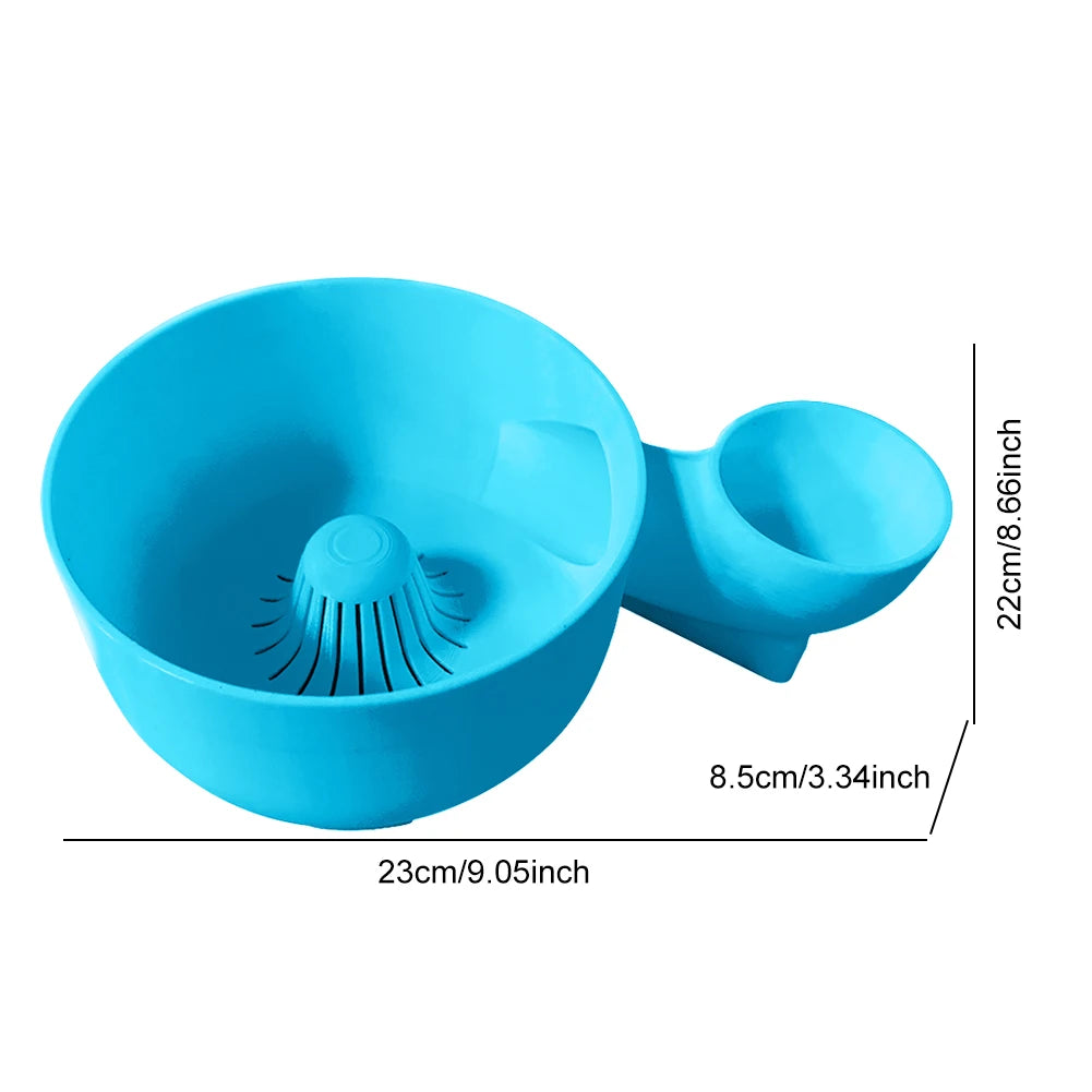 Automatic Vegetable Fruit Washer Portable Fruit Wash Bowl Washing Spinner BPA-free Cleaning Basket Home Kitchen Outdoor Picnic