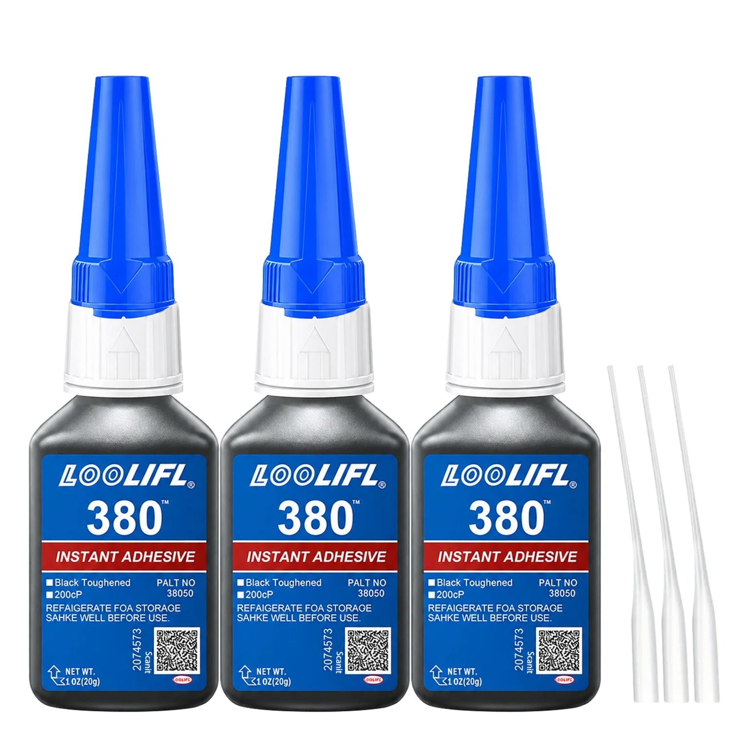 LOOLIFL Super Glue 401 406 414 480 495 496 380 480 Cyanoacrylate Instant Adhesive Suitable for Super Bonding of All Materials