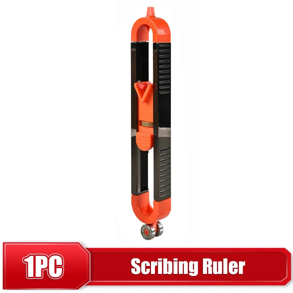 New 1PC Profile Scribing Ruler Contour Gauge with Lock Adjustable Locking Precise Woodworking Measuring Gauge Profile Duplicator
