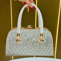Shiny dinner bag, diamond-encrusted messenger bag, large-capacity high-end light luxury handbag, women's bag.