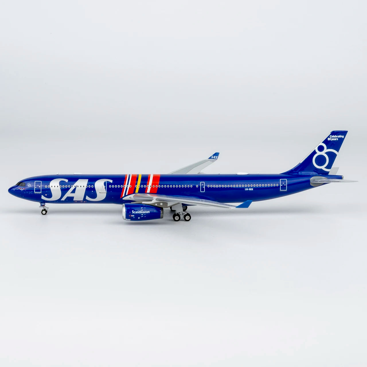 62088 Alloy Collectible Plane Gift NG Models 1:400 SAS Scandinavian Airlines Airbus A330-300 Diecast Aircraft Jet Model LN-RKR