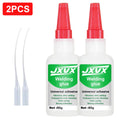 JXVX 50g Super Welding High Strength Oily Glue All-Purpose Liquid Glue extra strong Glue Tool 20g - Fast Drying Clear CA Glue.
