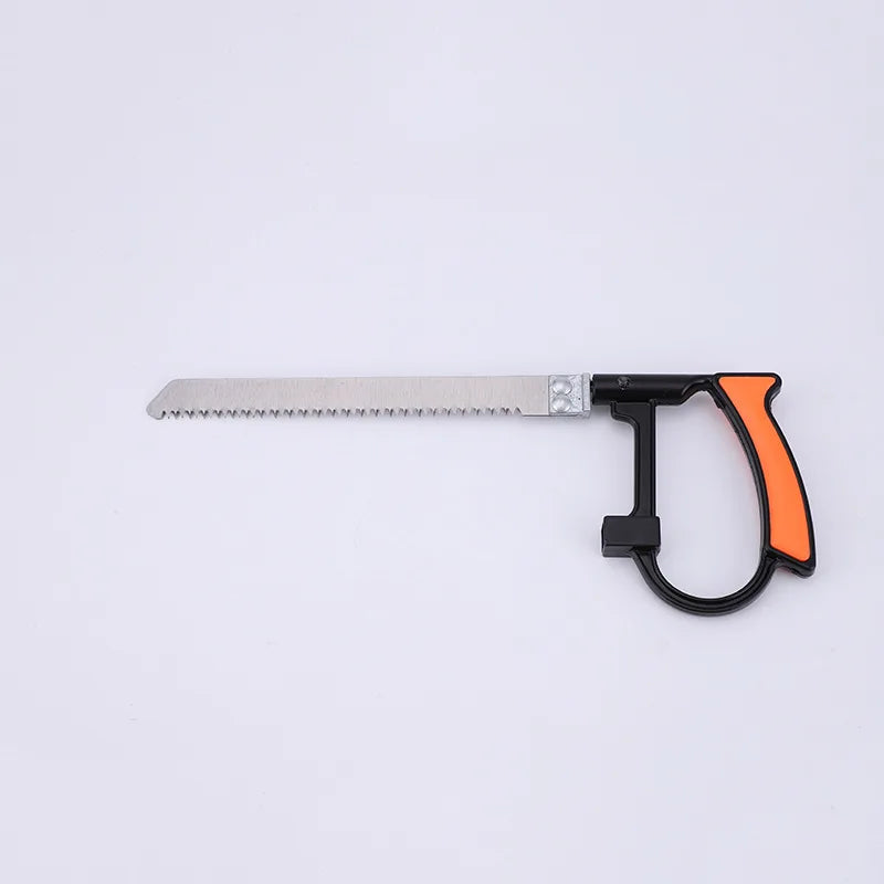 8in1 Multi-Purpose Hand Saw DIY Steel Saw Kit with 6 Blades for Woodworking Metalworking Glass Cutting Model Hobby Tool