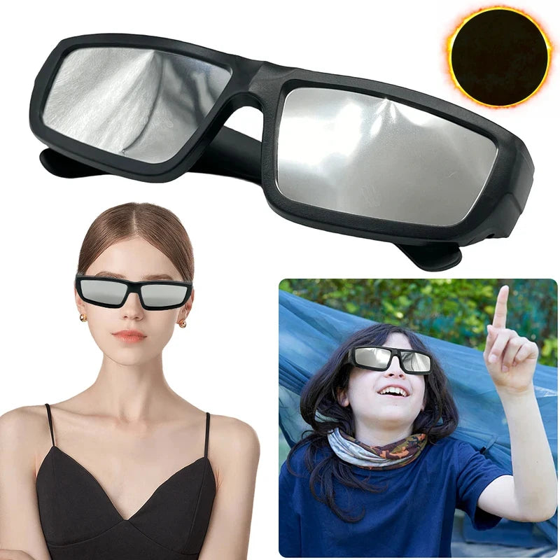 1/2/3/5Pcs Solar Eclipse Glasses ISO Certified Eye Protection Safe Viewing Shades For Direct Sun Astronomy Observation Events