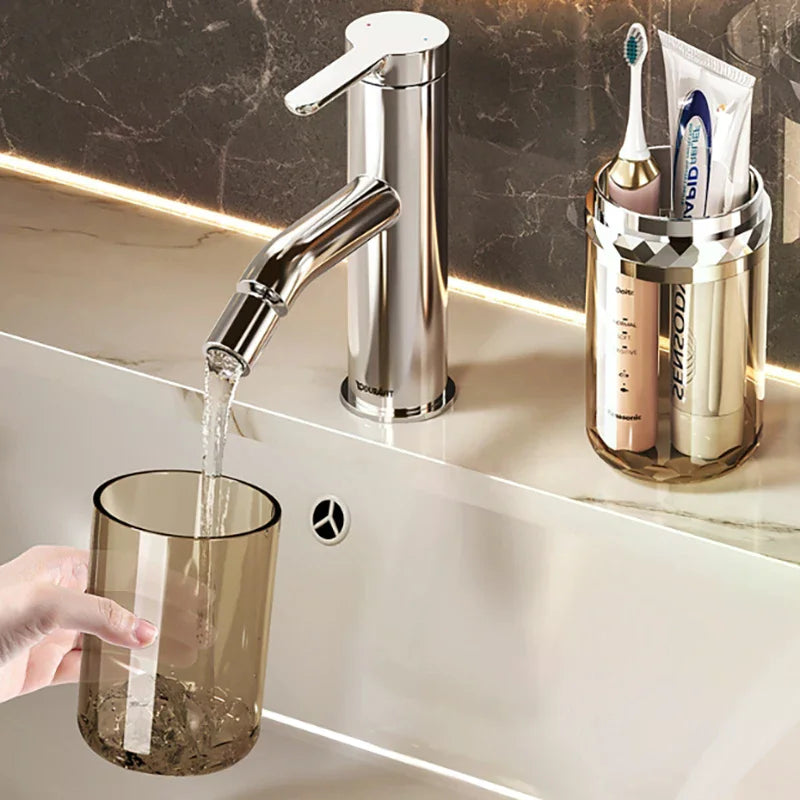 Accessory Toothpaste Toothbrush Holder Travel Bathroom Organizer Portable Wash Cup Storage Box Plastic Brush Mouthwash