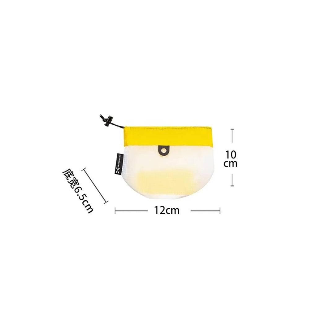 Outdoor Travel Storage Bag 15D Silicone Waterproof Gear Organizer Drawstring Pouch for Camping Hiking Accessories