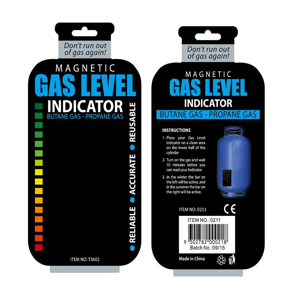 1-50pcs Practical Propane Butane LPG Fuel Gas Tank Level Indicator Magnetic Gauge Bottle Temperature Measuring Stick Test Card
