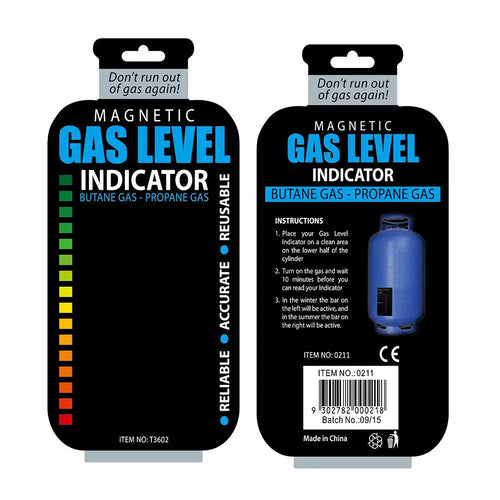1-50pcs Practical Propane Butane LPG Fuel Gas Tank Level Indicator Magnetic Gauge Bottle Temperature Measuring Stick Test Card