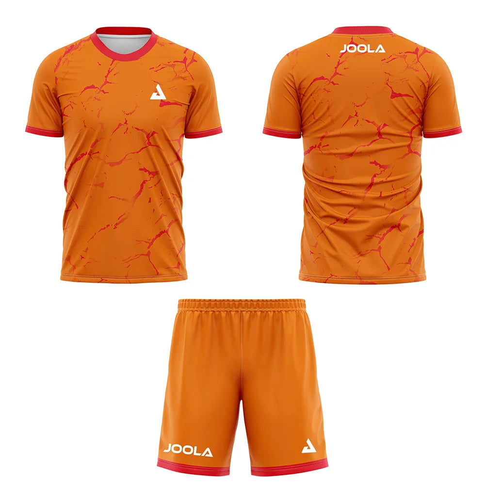 2026 Breathable Quick-drying Men's Table Tennis Apparel Short-sleeved T-shirt And Shorts Set Badminton Drawstring Pocket Shorts