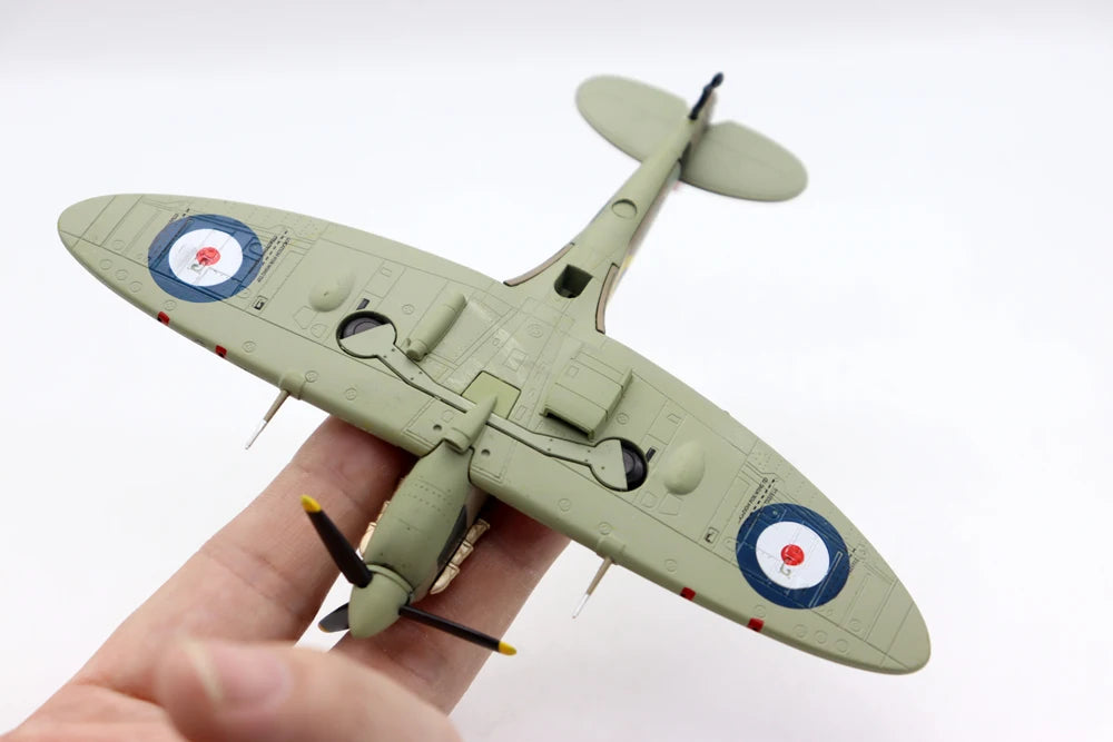 New 1/72 Supermarine Spitfire Mk Vb 1941 UK Diecast and Plastic alloy simulation model aircraft for collection gift