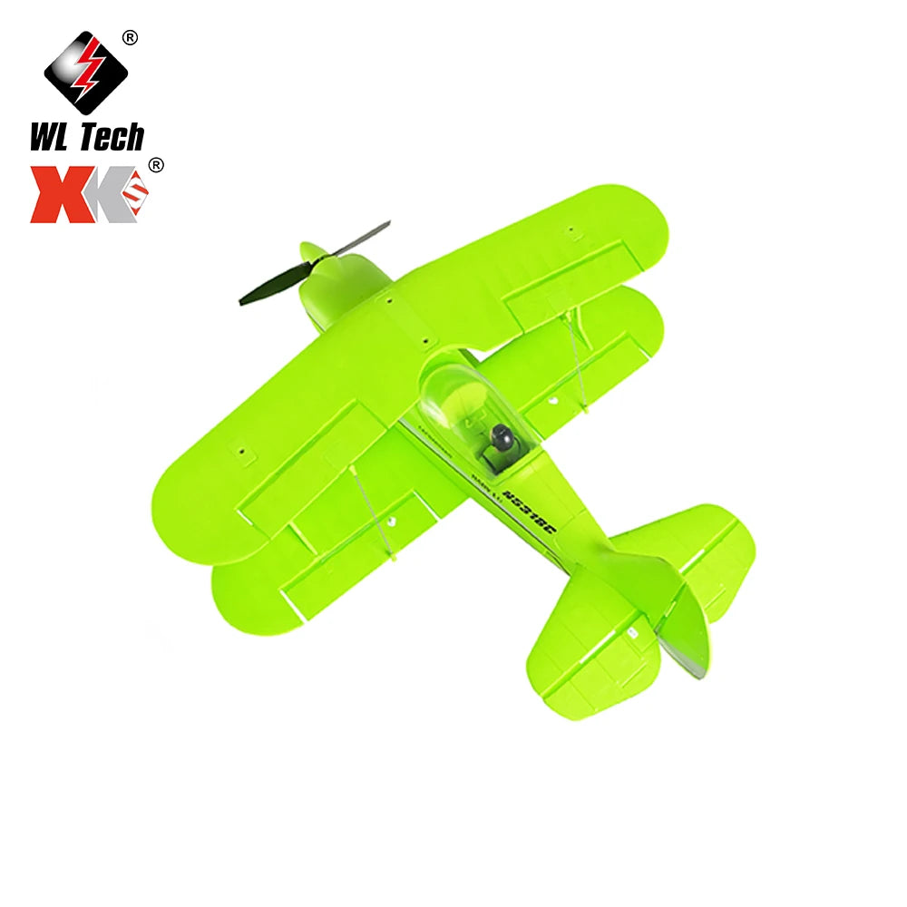 WLtoys A310 RC Biplane Plane 3D6G Remote Control Brushless Glider EPP Fixed-Wing Aircraft Model Stunt Airplane Toys for Kids