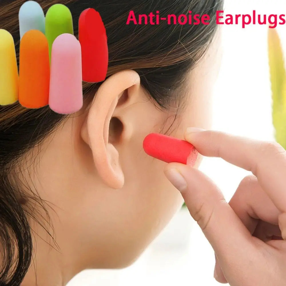 1 Pair Soft Noise Reduction Anti-noise Earplugs Soundproof Sound Insulation Ear Plugs Foam Waterproof Sleeping Earplugs Sleep