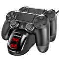 Dual USB Handle Fast Charging Dock Station Stand Charger for PS4/PS4 Slim/PS4 Pro Game Controller Joypad Joystick