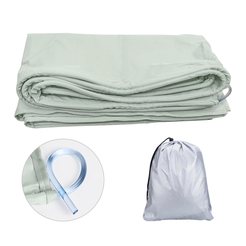 RV Draught Skirt Travel Camping Waterproof Protection Skirt Draught Skirt for Motorhome Caravan Garages Outdoor Accessories