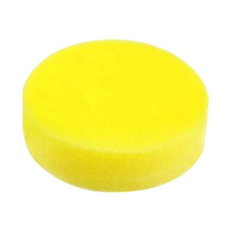Multi-Use Round Foam Sponges 9Pcs 7cm - Ideal For Car Detailing Art Painting, Cosmetic Blending & Kitchen Cleaning