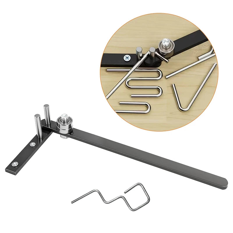Manual Wire Bending Tool Carbon Steel Rebar Bender Construction Precision Black Coated Iron Wire Steel Copper Angle Bearing Tool