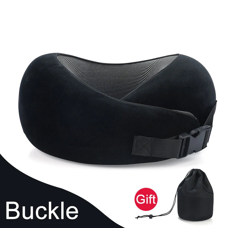 U Shape Memory Foam Neck Pillow Snail Travel Neck Pillows Portable Cervical Vertebra Airplanes Noon Break Pillow Relax