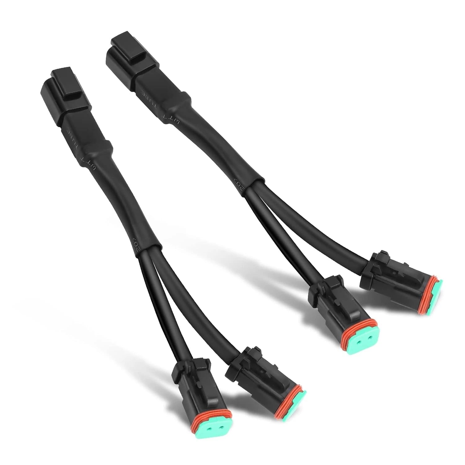 Universal Wiring Harness Splitters Deutsch DT DTP Adapters Extension Kit Connector for Offroad Driving Lamp Light Bar Waterproof