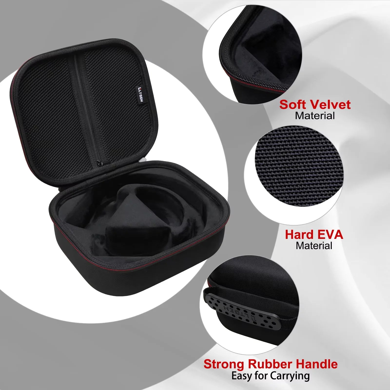 LTGEM Hard Case for Turtle Beach Stealth 600/700 Gen 2 Wireless Gaming Headset - Travel Protective Carrying Storage Bag