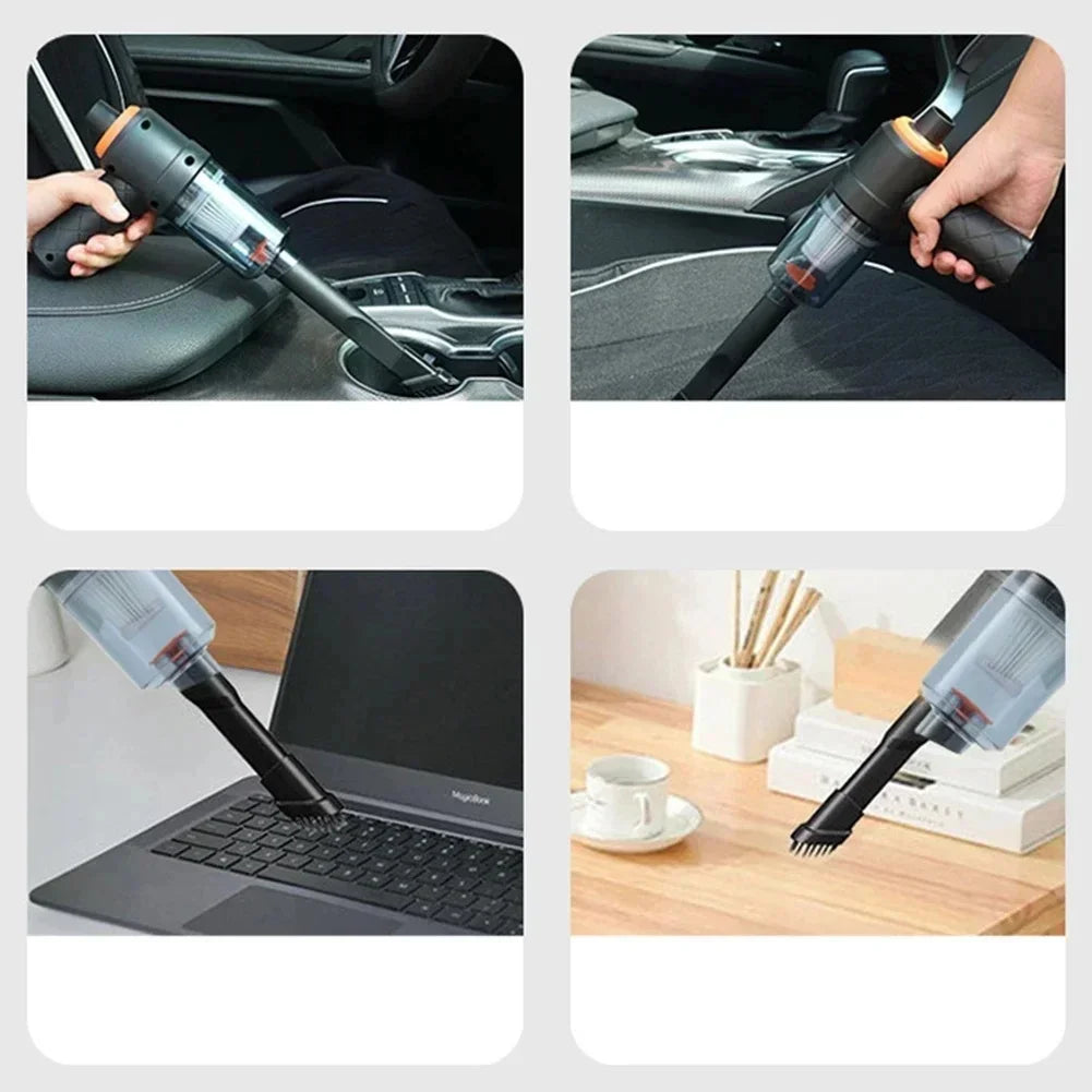 690000Pa Wireless Car Vacuum Cleaner 120W 1200mAh High-power Vacuum Cordless Handheld Auto Portabale Vacuum Cleaner 2026