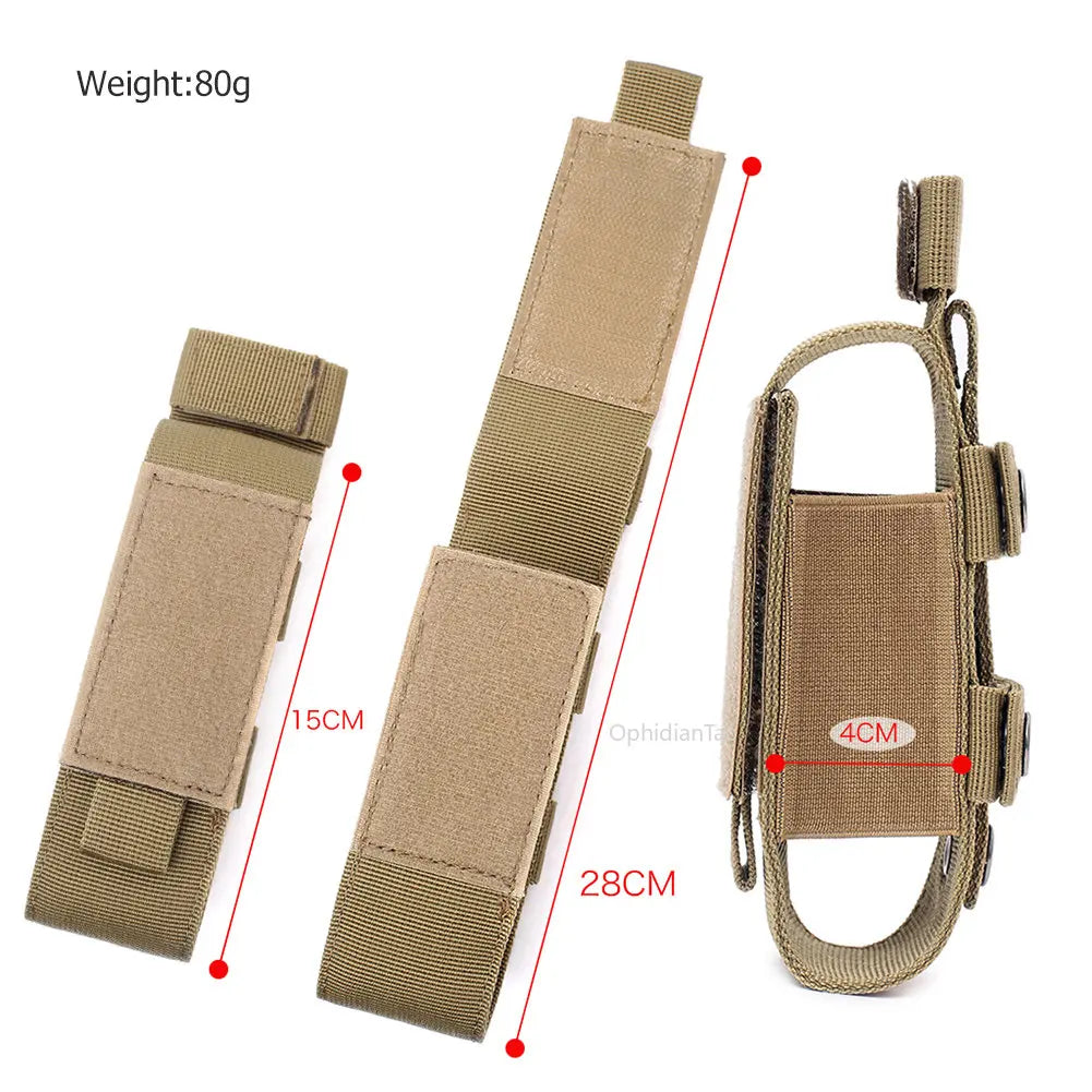MOLLE Nylon Tourniquet Pouch Holder Trauma Shears EMT Storage Bag EDC Belt Pouch Flashlight Holster Medical Scissor Molle Pouch