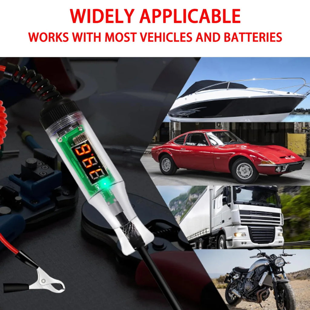 6V-24V 5V-90V Circuit Tester Digital Test Lamp Probe Pen Lamp Automotive Truck Voltage Circuit Test Pen Automotive Repair Tool
