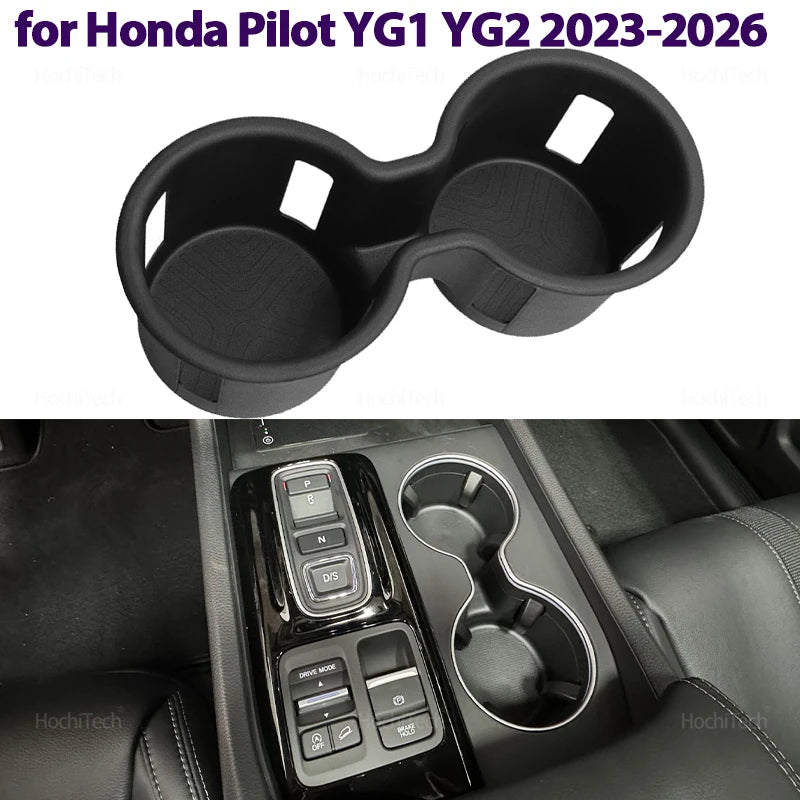 For Honda Pilot YG1 YG2 2023-2026 New Car Water Cup Holder Drink Storage Box Center Console Car Interior Storage Tray Accessorie