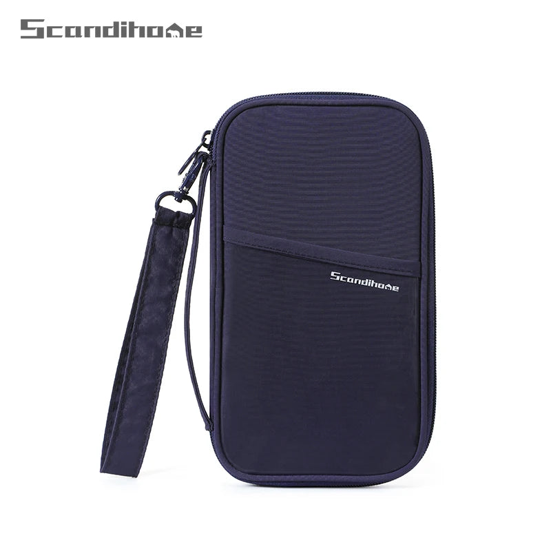 RFID Blocking Passport Holder Travel Wallet Durable Anti-Theft Card Slots Protective Case Flights Travel Organizer for Women Men