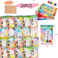 20 PCS DIY Multi-Style Random Cartoon Paint Coloring Graffiti Painting Party Favors Back to School Reward Carnival Gift Set