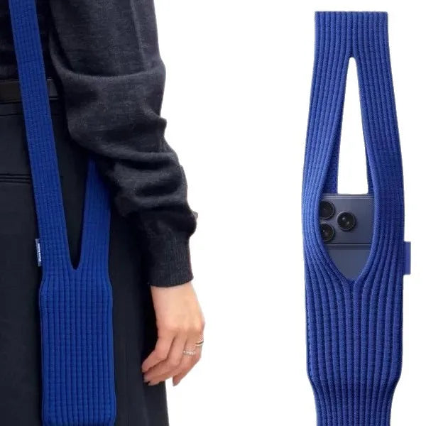 Apple Pocket Short Messenger Bag Short Mobile Phone Socks Apple Mobile Phone Bag Knitted Bag