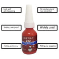 Strong Glue 222/242/243/262263 Medium Strength Gap Sealants Heavy Duty Thread-locker Screw Glue Anaerobic Adhesive Sealing 10ml