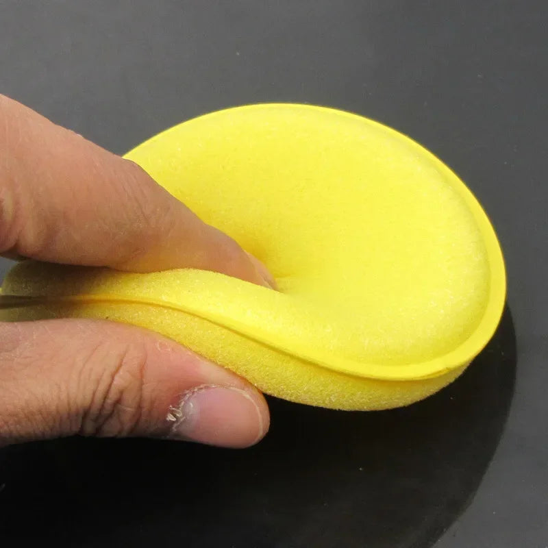 12Pcs Car Waxing Polishing Pad Home Car Wash Care 10cm Car Cleaning Kit Car Foam Sponge Wax Applicator Cleaning Detailing Pads