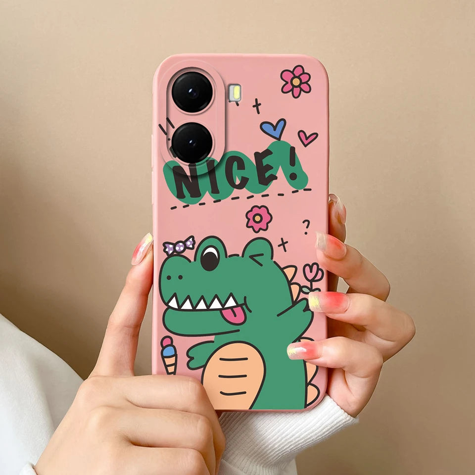 For Xiaomi Poco X7 Pro Case Lovely Bear Love Heart Shockproof Anti-fall Antifouling Luxury Shell For xiaomi poco x7 pro Coque