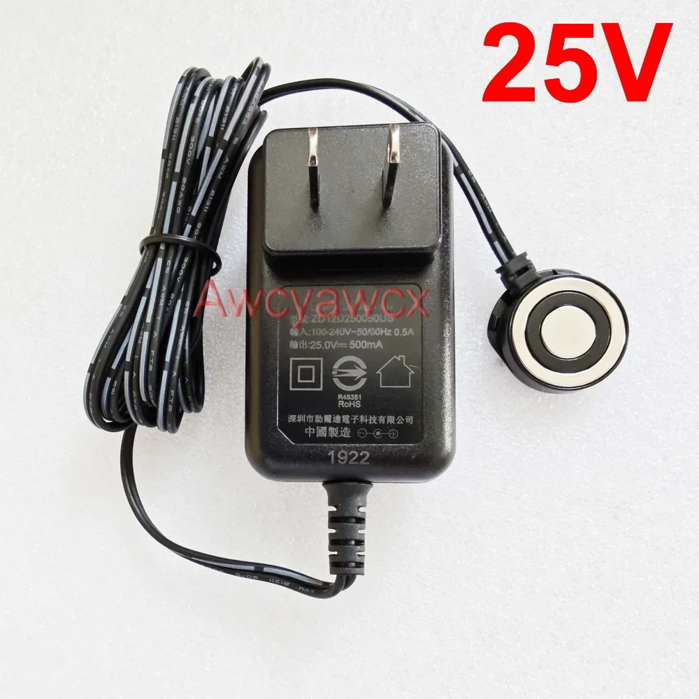 25V 500mA 0.5A Charger Adapter for 18V Philips FC6721 FC6722 FC6723 FC6724 FC6725 FC6730 FC6801 FC6802 FC6812 Vacuum Cleaner