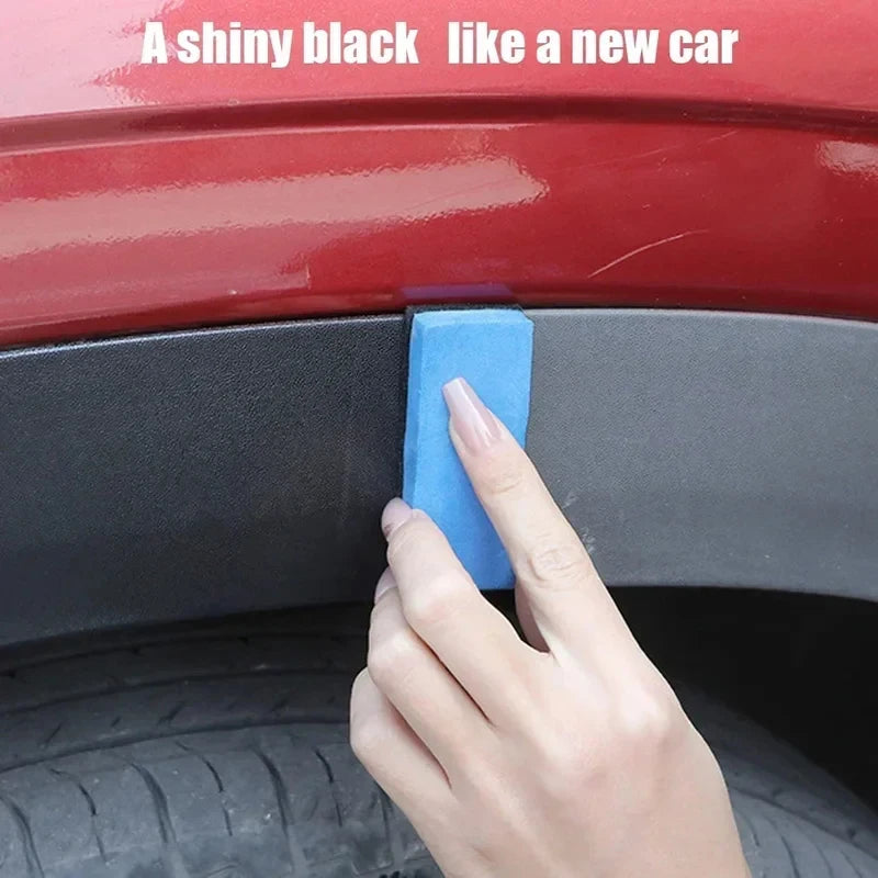 Car Ceramic Coating Sponge Applicator Glass Nano Wax Coat Sponge Wax Polishing Tire Brush Car Cleaning Tool Auto Accessories