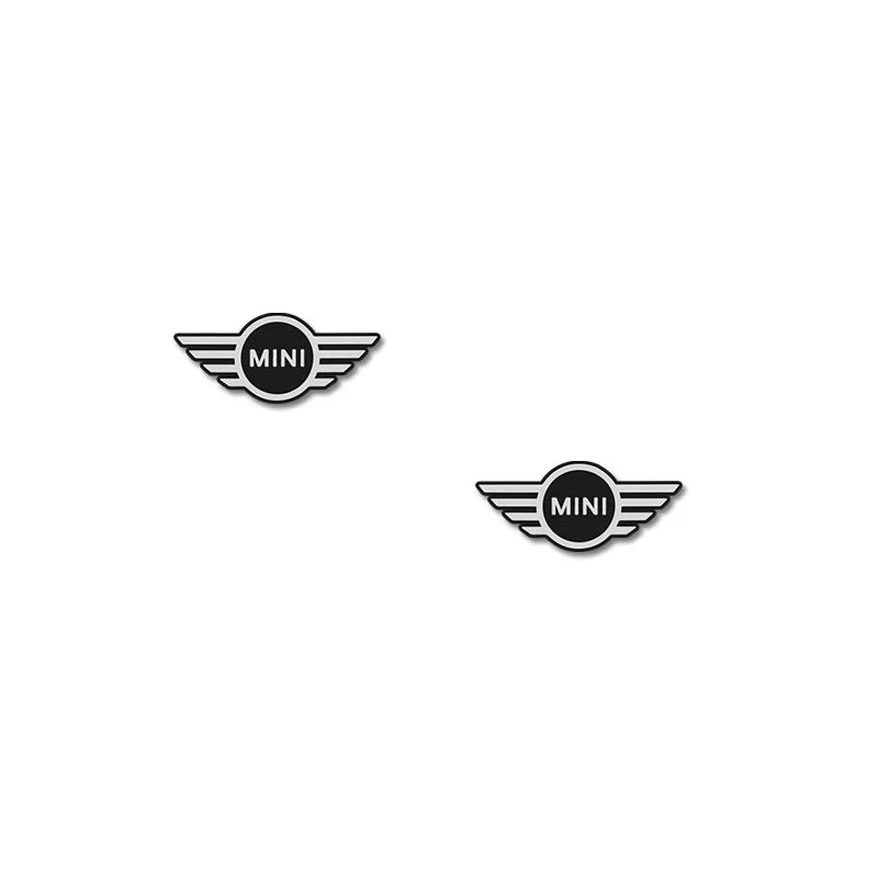 Mini Badge Aluminum 3D Car Audio Stickers For Mini Cooper JCW Works F54 F55 F56 F57 F60 R50 R52 R53 R55 R56 R57 R58 R59 R60 R61