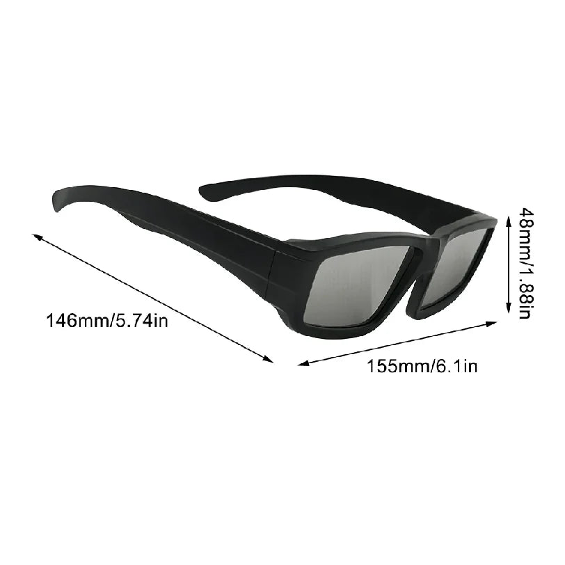 Safe Solar Eclipse Glasses Plastic Frame Professional Solar Viewer Shade For Direct Sun Observation Total Eclipse Eyewear