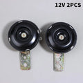 12V 48V 60V General Motorcycle Electric Horn Kit Waterproof Round Speaker Loud Electric Horn Suitable For Bicycle Scooter 105dB