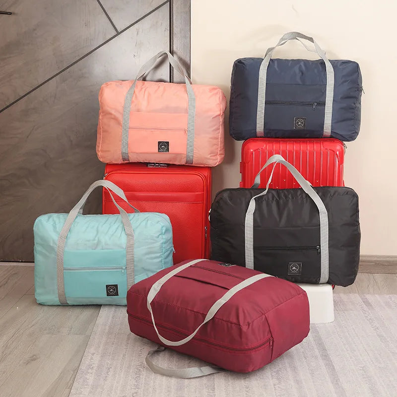 Travel Bag Folding Travel Storage Bag Travel Storage Bags Boarding Luggage Clothes Handbags Picnic Move House Large Handbag