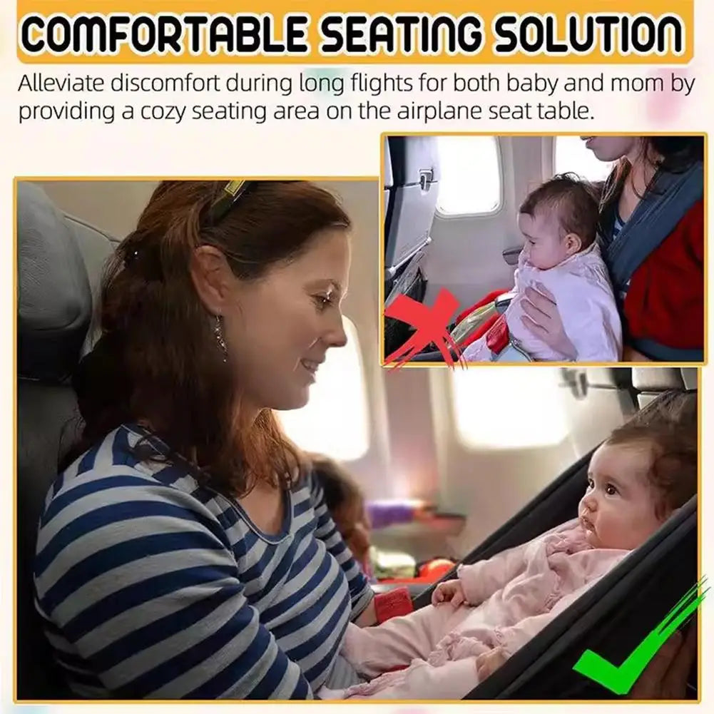 Toddler Airplane Travel Bed Inflatable Extender Kids Portable Bed Sleep Essential Travel Belt Baby Plane/car/train Saf L0d7