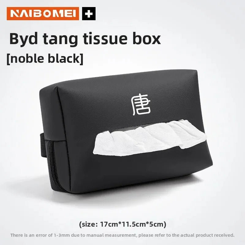 Anti-Scratch Car Armrest Tissue Box for BYD Seal Dolphin Yuan Plus Seal U Frigate 07 Tang EV Han EV Song Pro Auto Accessories