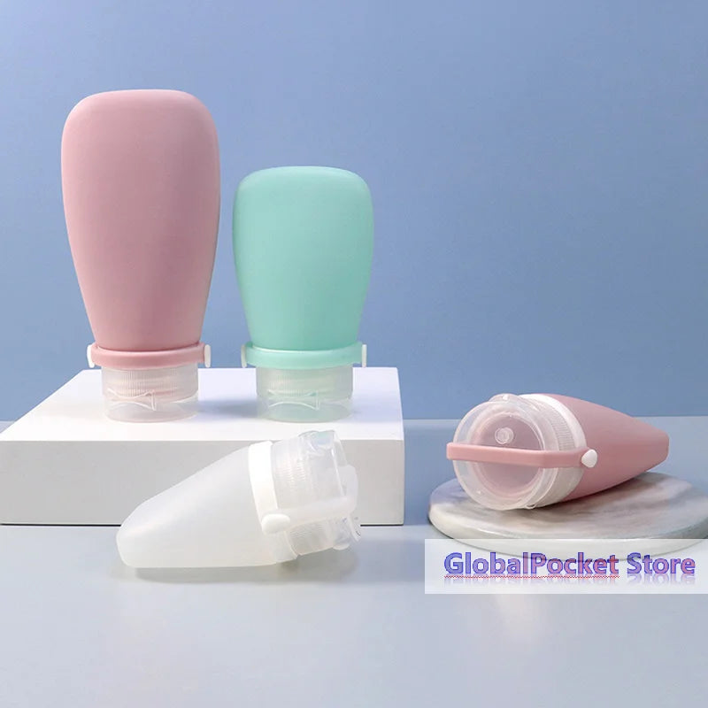 30/60/90ml Silicone Travel Bottles Leak Proof Squeezable Refillable Containers Cosmetic Tube for Lotion Soap Liquids Bottling