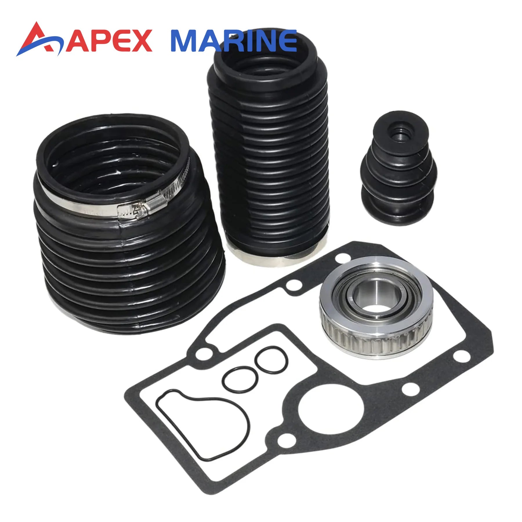 3854127 Transom Bellows Kit W/ Water Pump Repair Kit Fits for Volvo Penta OMC Cobra SX DP Series Engines 3850426 911826 984461
