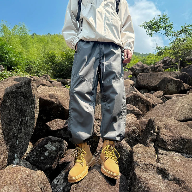 CHRLCK Men's Waterproof Hiking Pants Quick Dry Windproof Outdoor Trousers Camping Fishing Climbing Hunting Cargo Pants