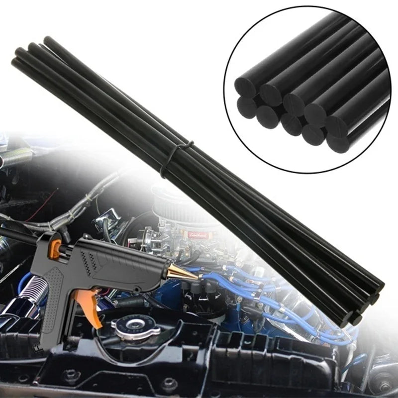 Black Hot Melt Glue Sticks Strong Adhesion Repair Paintless Sealing Repairing Sticker Car Body Dent Adhesion Repair Glue Tools