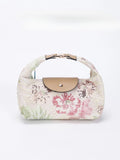 French retro flower embroidery bag women's bag large capacity handbag niche design sense commuter women's bag