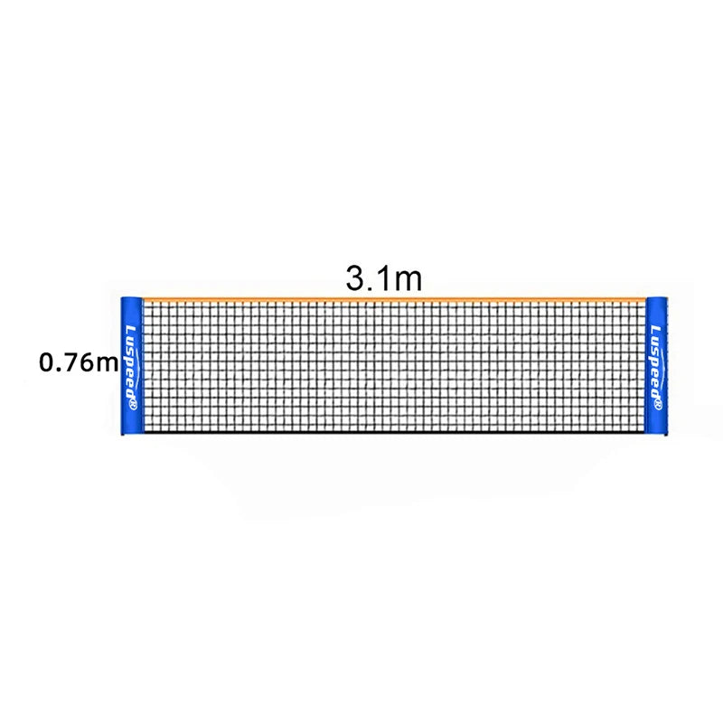 Portable Folding Standard Professional Badminton Net Indoor Outdoor Sports Volleyball Tennis Training Square Nets Mesh