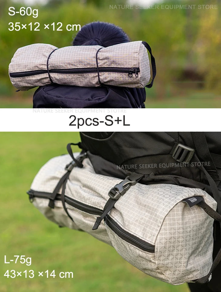Lightweight External Hanging Bag for Backpack Tactical Hiking Camping Chair Storage Bags Tourism Travel Outdoor Gear Equipment